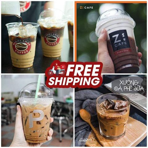 Free Ship cafe ngon